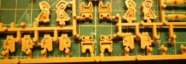 Reverse of sprue, showing arm keying.